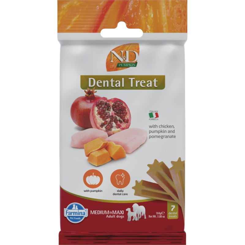 ND PUMPKIN SNACK DOG POLLO GRANADA MEDMAXI  7 STICKS